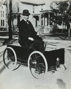 Henri Ford Drove His First Gasoline Car by Unknown artist