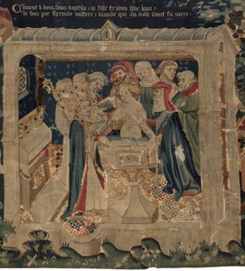 History of Saint Piat and Saint Eleutherius, Scene 13: The Baptism of Blanda