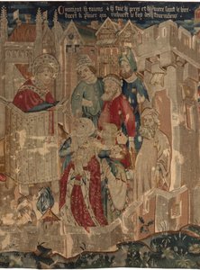 History of Saint Piat and Saint Eleuthère, Scene 3: Saint Piat is sent to Tournai for preaching faith
