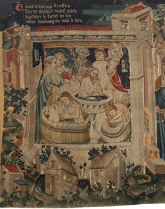History of Saint Piat and Saint Eleuthère, Scene 7: Baptism of the exiled Christians
