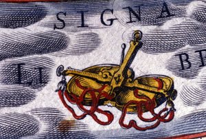 Horoscope: sign of the zodiac, Libra. 16th century engraving. by Unknown artist