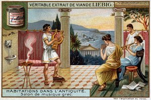Houses in Antiquity: Greek Music Room by Unknown artist