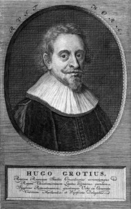 Hugo Grotius (1583-1645) (Huig de Groot), Dutch lawyer and diplomat.