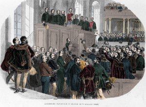Hungarian Revolution of 1848: First Meeting of the National Assembly in Hungary on 5 July 1848