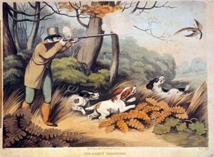 Hunting for Pheasants in England by Unknown artist