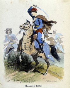 Hussars of Rautki in 1720 fighter by Unknown artist