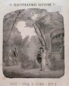 Illustration for the Second Act of Faust