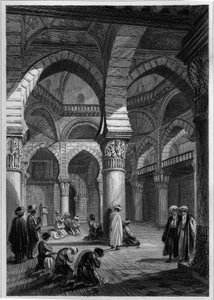 Interior of a mosque in Algiers