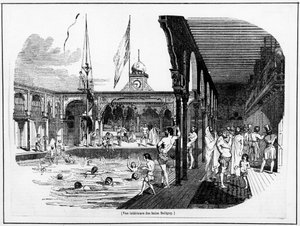 Interior view of the Deligny Baths - Carnavalet, s.d