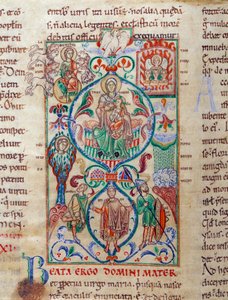 Jesse Tree Surrounds Symbols of Virginity by Unknown artist