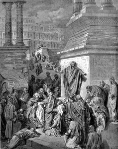 Jonah Exhorts the Inhabitants of Nineveh to Penance