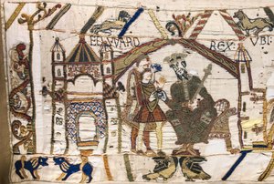 King Edward the Confessor Sends Harold to Normandy, Bayeux Tapestry by Unknown artist