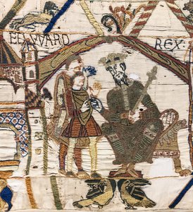 King Edward the Confessor Sends Harold to Normandy, Bayeux Tapestry by Unknown artist