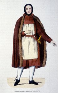 Knight of the Order of Calatrava. A group of religious and knights defended the city of Calatrava in Spain against the Castilians in 1145 and 1158. The order was attached to the Crown of Spain in 1523 with the king as grand master.