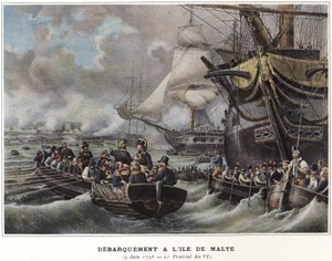 Landing on the Island of Malta by Napoleon Bonaparte, June 9
