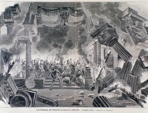 Last Scene of the Opera The Trojans by Unknown artist