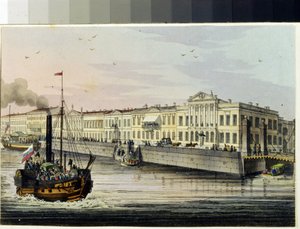 The English Embankment in Saint Petersburg