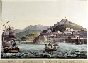 Escape of Napoleon Bonaparte from Elba Island, 26/02/1815 by Unknown artist