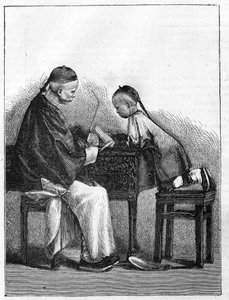 Life in China in the 19th century: A lecture by Unknown artist