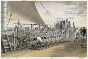 Machinery for Unwinding Cable by Unknown artist