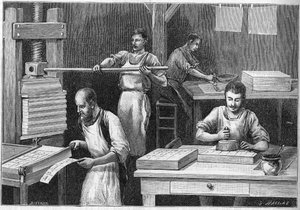 Manufacture of cards to play by the old methods