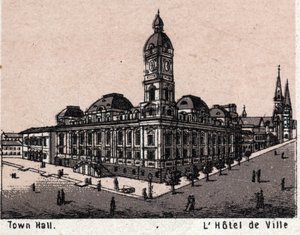 Melbourne, Australia: view of Town Hall. The world illustrates 168 views. Undated (late 19th century)