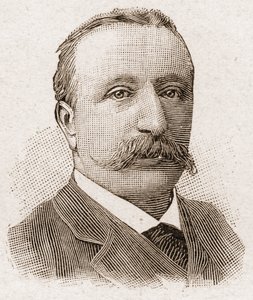 Members of the Academy Francaise in 1895: Portrait of Albert Sorel (1843-1906), French Historian.