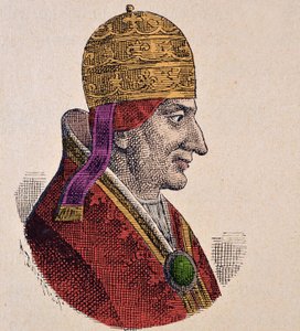 Middle Ages: representation of Pope Alexander III