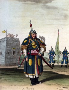 Military Chinese manchou - in “Le costume ancien et moderne” by J. Ferrario, ed. Milan by Unknown artist