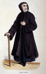 Jacobite monk (engraving from an album on religious orders, Paris)