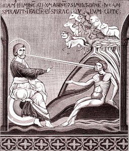 Mosaic Representing the Creation of Man by Unknown artist