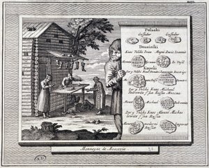 Muscovite coins and shoemaker by Unknown artist
