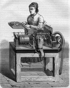New cigarette-making machine at the Quai d
