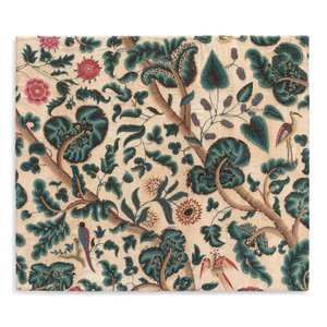 One of a Pair of Crewel Work Panels by Unknown artist