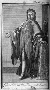 Orders of Chivalry. Knight of Saint Maurice and Lazarus in Savoy in the 16th century. In History of military orders or knights, of the seculieres and regulars militias of both sexes, which have been established so far. Edition taken from Abbe Giustinian