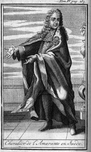 Orders of Chivalry. Knight of the amaranth in Sweden in the 17th century. In “History of military orders or knights, of the secure and routine militias of both sexes, which have been established so far. Edition taken from Abbe Giustiniani, R.P.Bonani, M.