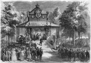 Orleans Festival: visit of Emperor Napoleon III