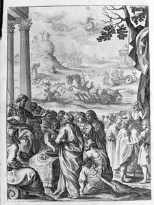 Illustration for Book 15 of Metamorphoses by Ovid, with notes by Thomas Farnaby by Unknown artist