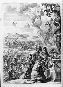 Ovid - illustration for book 15 - note by Thomas Farnaby by Unknown artist