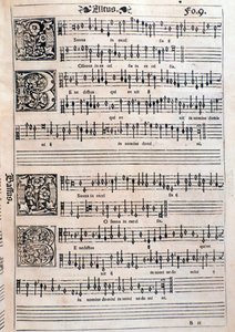 Page from Liber Octo Missarum (1541)