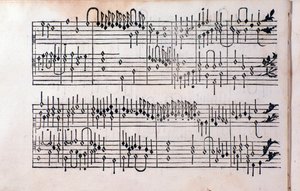 Page of Tablature, Book 1