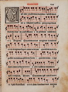 Page of the liturgy book Liber Sacerdotalis by Castellini