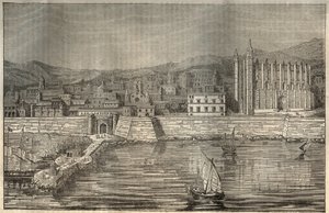 Palma de Majorca, Mallorca, Balearic Islands - engraving 1837