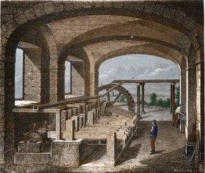 Paper making in the 19th century by Unknown artist