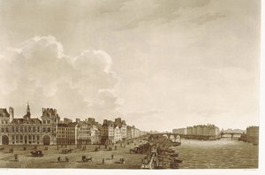 Paris. City Hall and Seine River