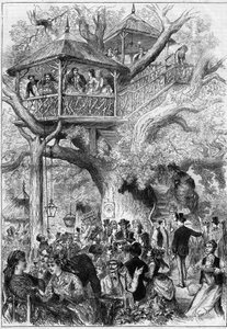 Party in Sceaux Park in 1873. by Unknown artist