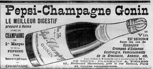 Pepsi Champagne Gonin by Unknown artist