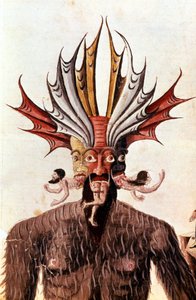 Performance of Lucifer (devil) in Dante