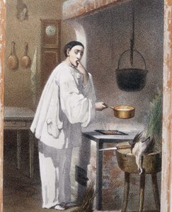 Pierrot Tastes Cooking - Late 19th Century