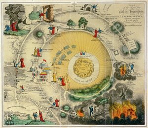 Plan of the Road from the City of Destruction to the Celestial City, engraved expressly for Williams